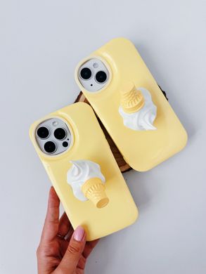 Чохол Popsocket Ice Cream Case для iPhone 11 PRO Yellow - ash-mobile.com.ua - фото 2