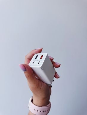 СЗУ Baseus GaN6 Pro Fast Charger 2 Type-C + 2 USB 65W Purple - ash-mobile.com.ua - фото 7