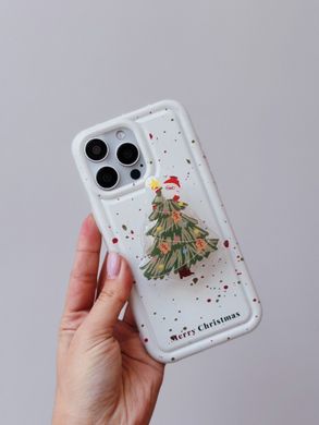 Чехол New Year PopSocket Case для iPhone 14 PRO White - ash-mobile.com.ua - фото 2