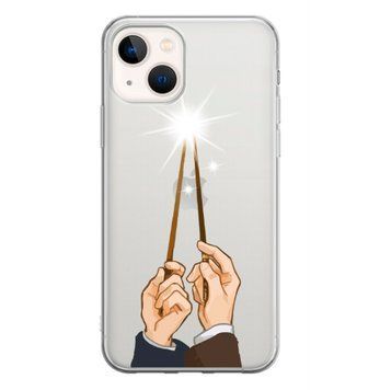 Чохол прозорий Print POTTERMANIA для iPhone 13 Wand - ash-mobile.com.ua - фото 1