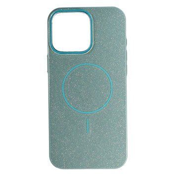 Чехол Color Glitter with MagSafe для iPhone 14 PRO MAX Green - ash-mobile.com.ua - фото 1