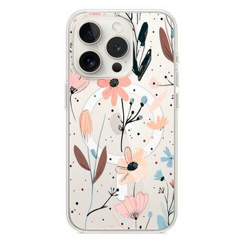 Чехол прозрачный Print Flower with MagSafe для iPhone 11 PRO Floral Dream - ash-mobile.com.ua - фото 1