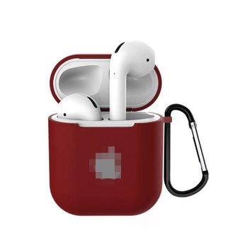 Чохол (яблуко) для AirPods 1 | 2 Camelia White - ash-mobile.com.ua - фото 1