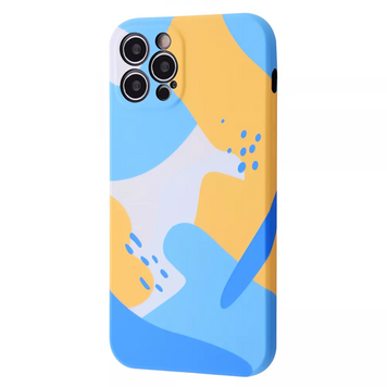 Чохол WAVE NEON X LUXO Minimalistic Case для iPhone 12 PRO MAX Blue/Yellow - ash-mobile.com.ua - фото 1
