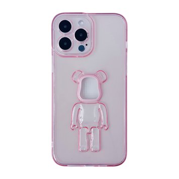 Чохол Bear (TPU) Case для iPhone 12 PRO MAX Pink - ash-mobile.com.ua - фото 1