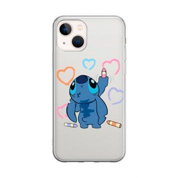 Чохол прозорий Print Monster для iPhone 15 Blue Draw - ash-mobile.com.ua - фото 1