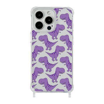 Чехол прозрачный с ремешком Print Dinosaur для iPhone 14 PRO Dinosaur - ash-mobile.com.ua - фото 1