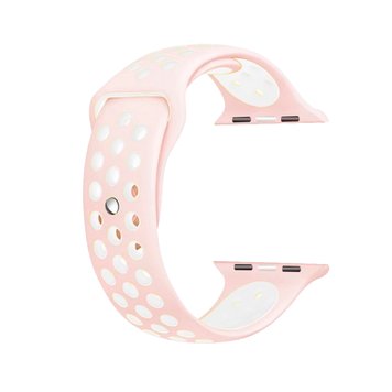 Ремешок Nike Sport Band для Apple Watch 38mm | 40mm | 41mm Light Pink/White - ash-mobile.com.ua - фото 1