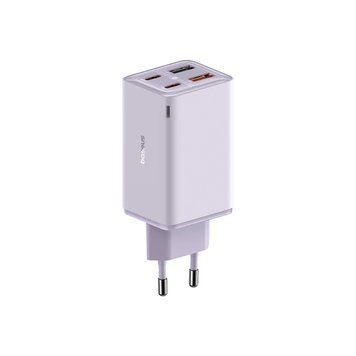 МЗП Baseus GaN6 Pro Fast Charger 2 Type-C + 2 USB 65W Purple - ash-mobile.com.ua - фото 1