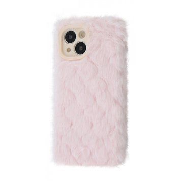 Чохол Fluffy Love Case для iPhone 15 Pink - ash-mobile.com.ua - фото 1