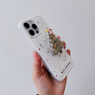 Чехол New Year PopSocket Case для iPhone 14 PRO White - ash-mobile.com.ua - фото 3