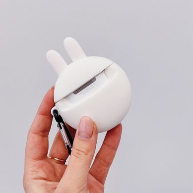 Чохол 3D для AirPods 1 | 2 Rabbit White купити
