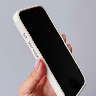 Чохол Flower Liquid Silicone Case with MagSafe для iPhone 17 PRO Antique White