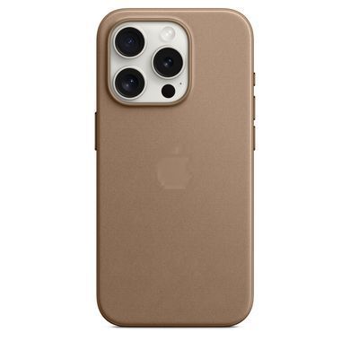 Чехол FineWoven Case with MagSafe для iPhone 15 PRO Taupe - ash-mobile.com.ua - фото 3