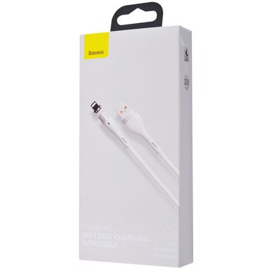 Кабель Baseus Zinc Magnetic Safe Fast Charging Lightning 2.4A (1m) White купити