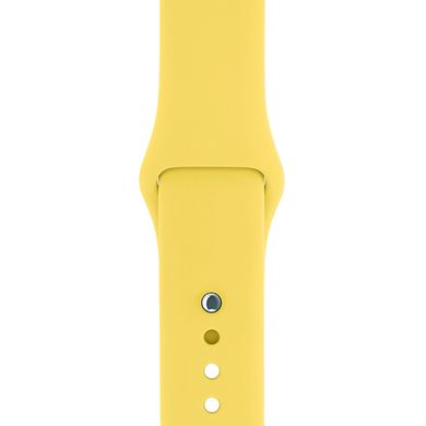 Ремінець Silicone Sport Band для Apple Watch 42mm | 44mm | 45mm | 49mm Canary Yellow розмір S купити