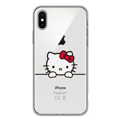 Чохол прозорий Print для iPhone X | XS Hello Kitty Looks купити
