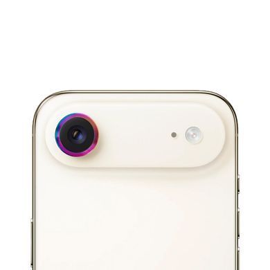 Защитное стекло Metal Classic на камеру для iPhone 17 Air Rainbow