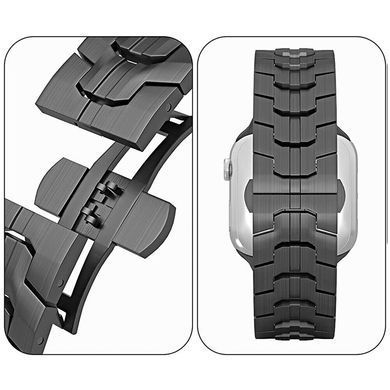 Ремешок Titanium Band для Apple Watch 38mm | 40mm | 41mm | 42mm (10 | 11 series) Black