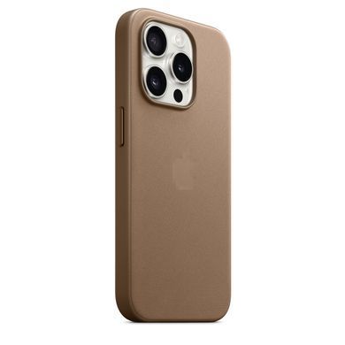 Чехол FineWoven Case with MagSafe для iPhone 15 PRO Taupe - ash-mobile.com.ua - фото 5