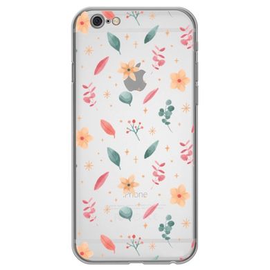 Чехол прозрачный Print для iPhone 6 | 6s Flower Yellow купить