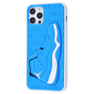 Чохол Sneakers Brand Case (TPU) для iPhone 12 | 12 PRO Кросівок Blue-White - ash-mobile.com.ua - фото 1