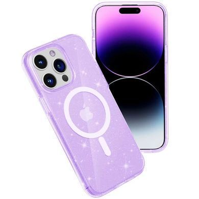 Чохол Galaxy Sparkle with MagSafe для iPhone 12 | 12 PRO Purple - ash-mobile.com.ua - фото 3