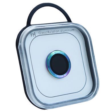 Защитное стекло Metal Classic на камеру для iPhone 17 Air Rainbow