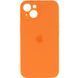 Чохол Silicone Case Full + Camera для iPhone 15 Orange - ash-mobile.com.ua - фото 1