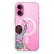 Чохол прозорий Print Home Girls with MagSafe для iPhone 17 Air Blue
