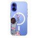 Чохол прозорий Print Home Girls with MagSafe для iPhone 17 Air Blue
