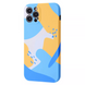 Чохол WAVE NEON X LUXO Minimalistic Case для iPhone 12 PRO MAX Blue/Yellow - ash-mobile.com.ua - фото 1