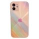Чохол Glass Watercolor Case Logo new design для iPhone 11 Pink купити