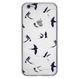 Чехол прозрачный Print Happy Nice для iPhone 6 | 6s Swallows - ash-mobile.com.ua - фото 1