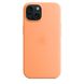 Чехол Silicone Case Full OEM для iPhone 15 Orange Sorbet