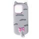 Чехол Cat with a Tail для iPhone 16 PRO Gray