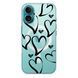 Чехол прозрачный Print Love Kiss with MagSafe для iPhone 17 Heart Black