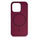 Чехол Silicone Case Full Protective with MagSafe для iPhone 17 PRO MAX Burgundy