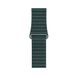 Шкіряний Ремінець Leather Loop Band для Apple Watch 38/40/41 mm Forest Green