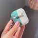 Чохол Rainbow Silicone Case для AirPods 1 | 2 White/Blue