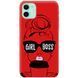 Чехол Wave Print Case для iPhone 12 MINI Red Girl Boss - ash-mobile.com.ua - фото 1