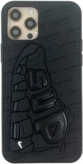 Чехол Sneakers Brand Case (TPU) для iPhone 12 | 12 PRO Кроссовок Black купить