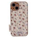 Чохол Pastel Flowers Case для iPhone 14 Biege - ash-mobile.com.ua - фото 1