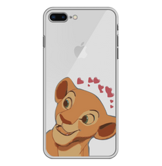 Чохол прозорий Print Lion King для iPhone 7 Plus | 8 Plus Nala Love Red купити