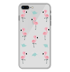 Чехол прозрачный Print SUMMER для iPhone 7 Plus | 8 Plus Flamingo купить