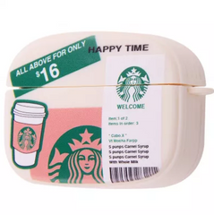 Чохол для AirPods PRO Brand Design Case Starbucks White