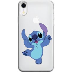 Чохол прозорий Print для iPhone XR Blue monster Happy купити