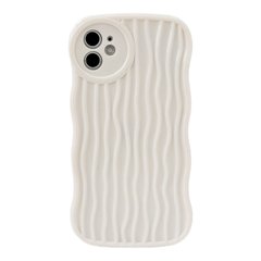 Чехол Creamy Wavy Case для iPhone 12 Antique White купить