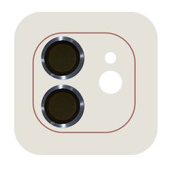 Захисне скло Metal Classic на камеру для iPhone 11 | 12 | 12 MINI Blue