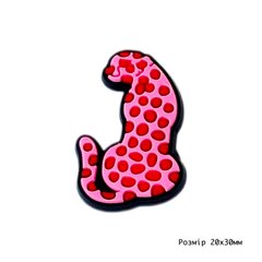 Jibbitz для Crocsі Case Leopard Pink